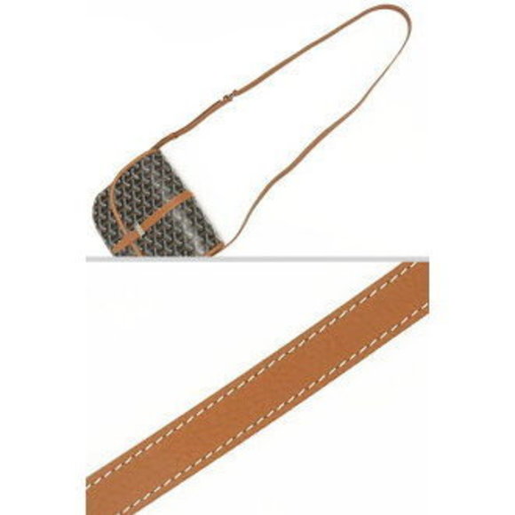 Goyard Belvedere Pouch Messenger Crossbody Brown Pochette Black - Picture 8 of 9